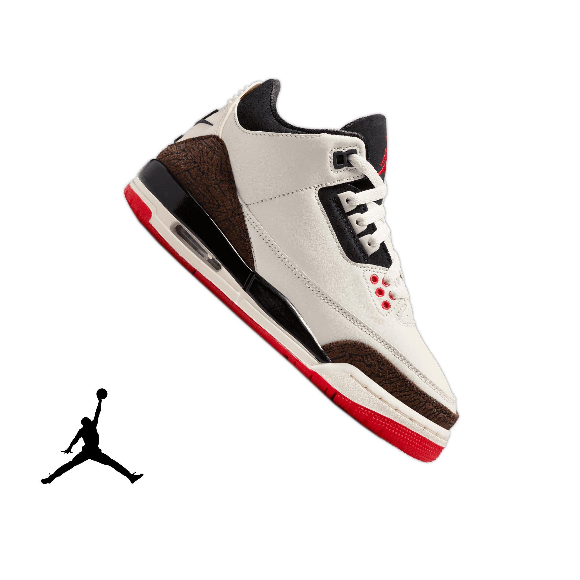 Jordan 3 Retro "World's Best" Grade School Kids' Shoe - SAIL/BLACK/UNIVERSITY RED/PALE IVORY